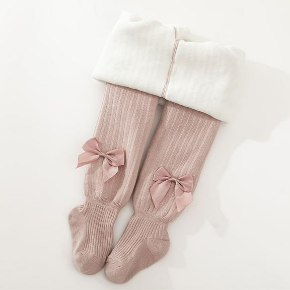 Toddler Girls Winter Warm Thicken Fleece Leggings Kids Thick Thermal Tights Pants