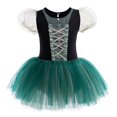thumbnail image 1 of Toddler Girls Witch Ballet Dress Kids Princess Leotards Tutu Skirted Dancewear Halloween Christmas Party Dresses 3-8Y, 1 of 8