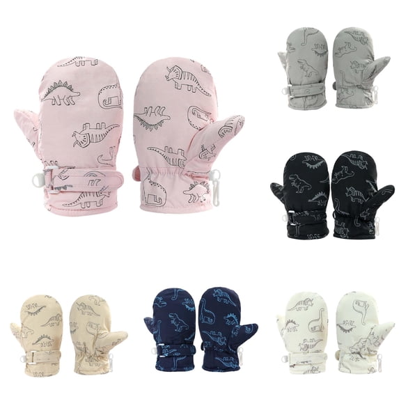 Toddler Gloves Kids Mittens Winter Warm Lined Gloves Waterproof Snow Baby Mitten for Boys Girls
