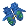 thumbnail image 1 of Toddler Gloves Kids Mittens Winter Warm Lined Fleece Gloves Waterproof Snow Baby Mitten for Boys Girls, 1 of 5