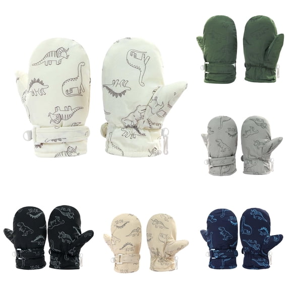Toddler Gloves Kids Mittens Winter Warm Lined Gloves Waterproof Snow Baby Mitten for Boys Girls