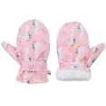 thumbnail image 1 of Toddler Gloves Waterproof Winter Infant Snow Mittens Lined Fleece Child Ski Gloves for Boys Girls Pink Seahorse 2-3 years, 1 of 6