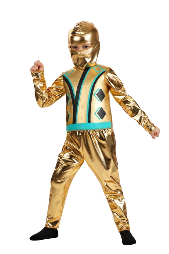 Toddler Gold Ninja Master Costume