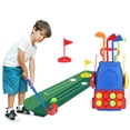 thumbnail image 1 of Toddler Golf Ball Game Play Set Teqhome Kids Golf Club Toys Set Sports Outdoor Golf Toys Christmas Birthday Gifts for Boys Girls 3 4 5 6 Year Old Blue, 1 of 12