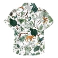 thumbnail image 1 of Toddler Graphic Tees Funny Boys Hawaiian Shirt Cool Summer Hawaii Shirts Casual Short Sleeve Button Down Aloha Beach Tee Tops 2-13 Years, 1 of 4