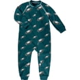 thumbnail image 1 of Toddler Green Philadelphia Eagles Allover Print Raglan Full-Zip Jumper, 1 of 1