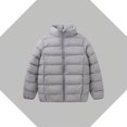 thumbnail image 1 of Toddler Grils Winter Coat,Boys Puffer Jacket Zip Up Jacket Girls Grey Jacket Warm and Windproof Children Padded Coats Boys Jackets Size 12-18 Months, 1 of 7