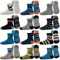 thumbnail image 1 of Toddler Grip Socks 12 Pairs Non Slip Baby Socks Cute Crew Anti Skid Socks for 0-7 Years Baby Boys Kids (01 Jurassic century,3-5T), 1 of 5