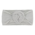 thumbnail image 1 of Toddler Hair Ties Stretch Solid Knotted Adorable Daily Colorful Lightweight Delicate Grey Hair Ribbon, 1 of 2
