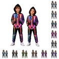 thumbnail image 1 of Toddler Halloween Costume Girl Boy Long Sleeve Zip Up Hooded Jumpsuit Party Dress, 1 of 5