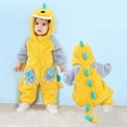 thumbnail image 1 of Toddler Halloween for Boy Adorable Dinosaur for Toddler Flannel Hooded Romper Autumn Winter Jumpsuit Toddler Girls Boys Christmas Outfit, 1 of 7