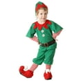 thumbnail image 1 of Toddler Happy Christmas Elf Costume, 1 of 4