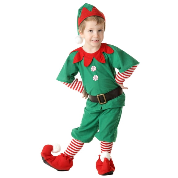 Toddler Happy Christmas Elf Costume
