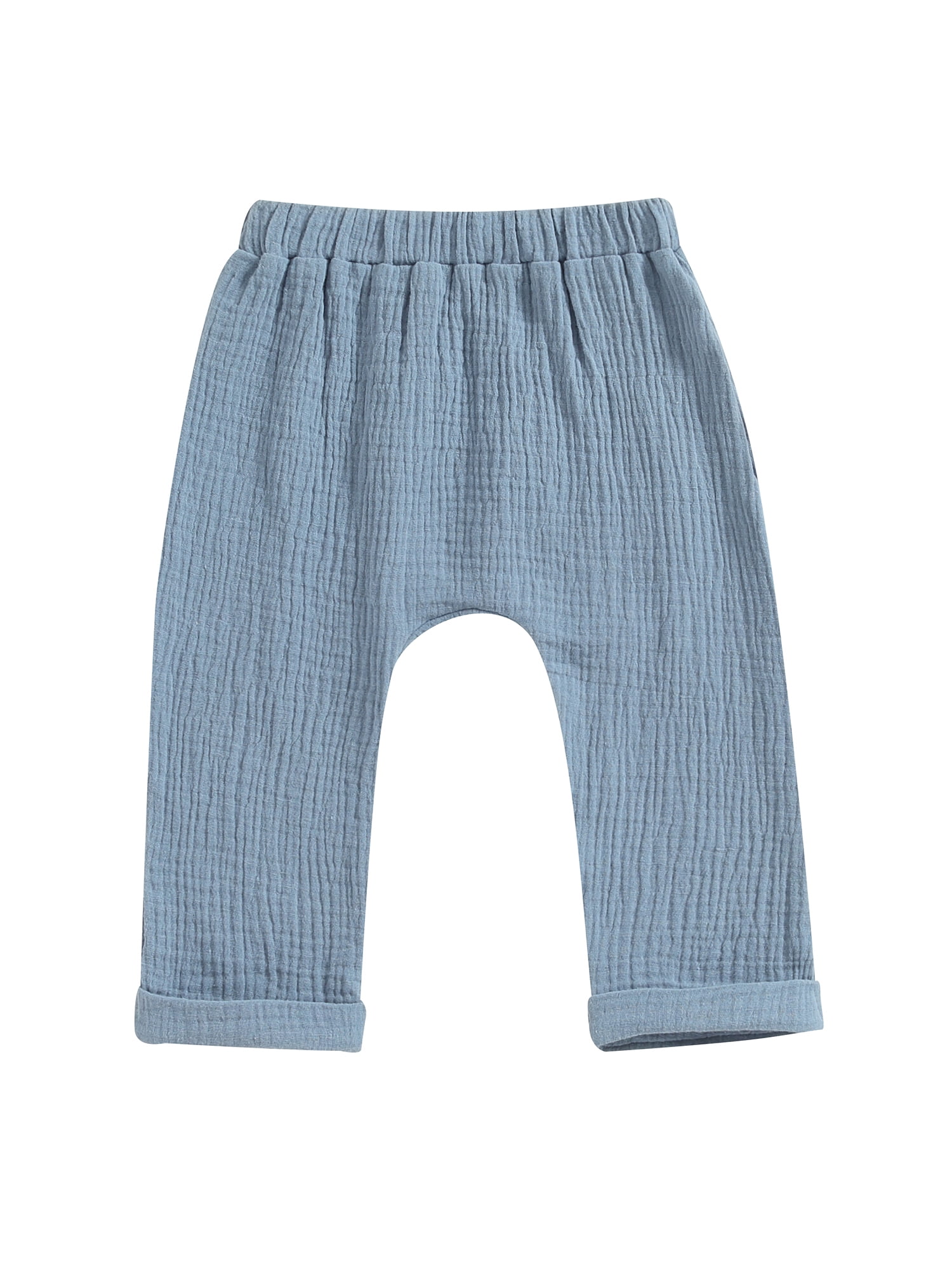 Solid Baby Casual Pants Harem Pants