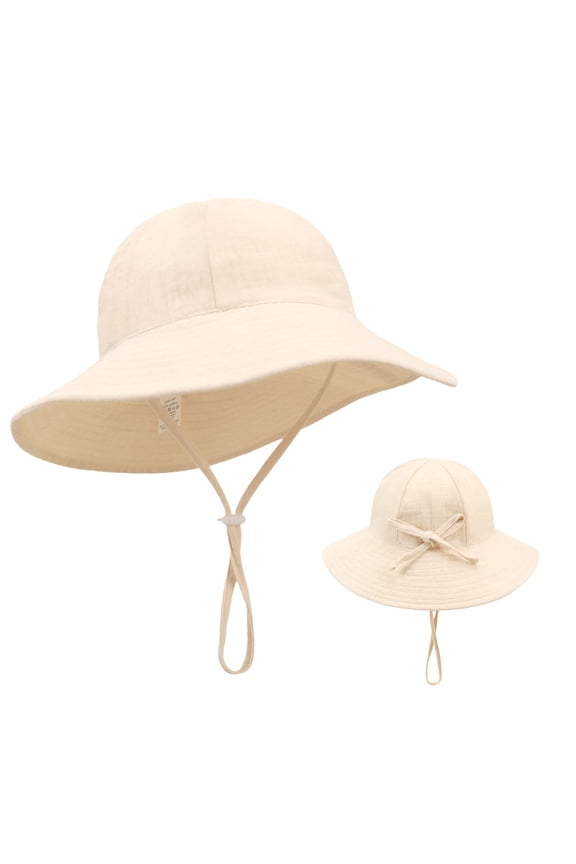 Toddler Hat,Adjustable Fisherman Hat for Kids for Summer Outings Vacations And Picnics Suitable for Ages 1 3 Ideal for Casual Outfits,Kids Hats,Beige,S