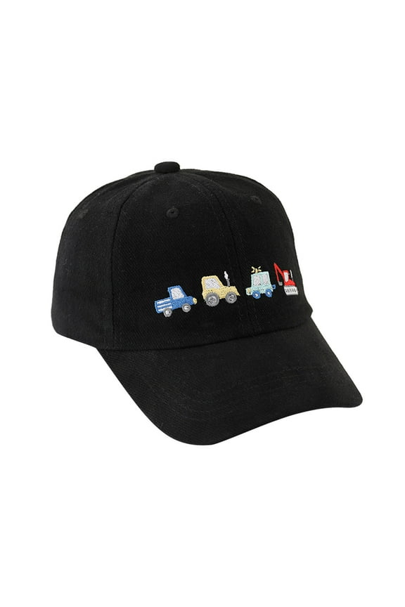 Toddler Hat Cartoon Car Kids Baseball Cap Breathable Gifts for Toddler Boys Age 2-6 Outdoor