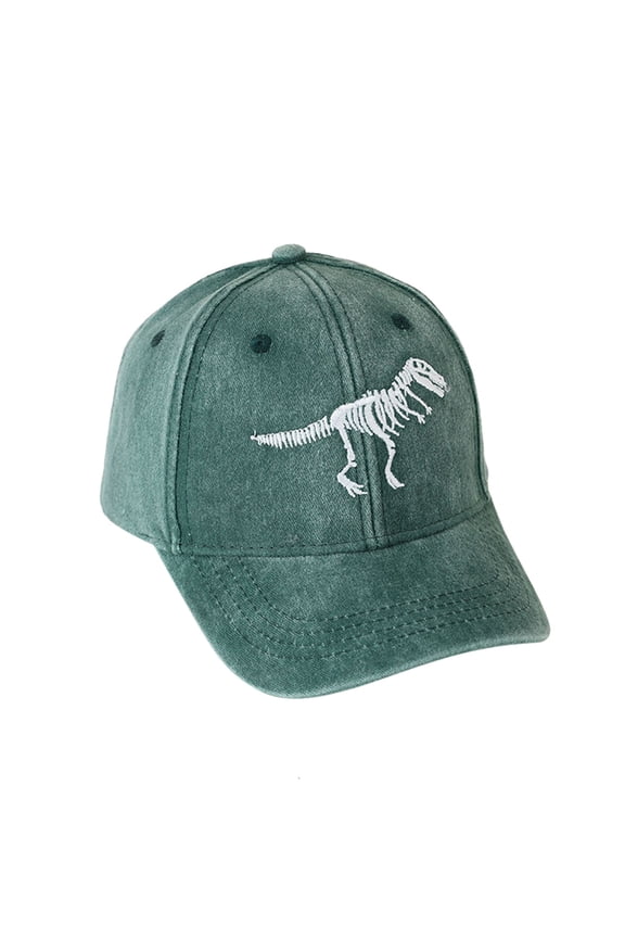Toddler Hat Cute Dinosaurs Embroidery Toddler Ball Cap Adjustable Gift for Age 2-6 Travel