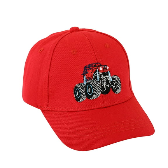 Toddler Hat Cute Embroidery Excavator Kids Baseball Hat Adjustable Gift for Age 2-6 Casual