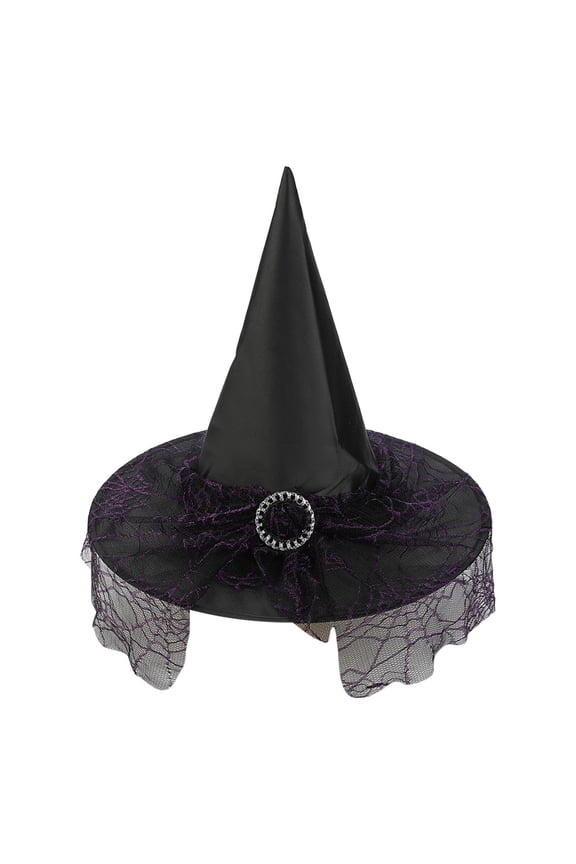 Toddler Hat Girl Boy Halloween Black Witch Hat â Oxford Cloth Pointed Wizard Cap for Masquerade Party, Trendy Stuff Fashion Accessories for Role Play & Holiday Events