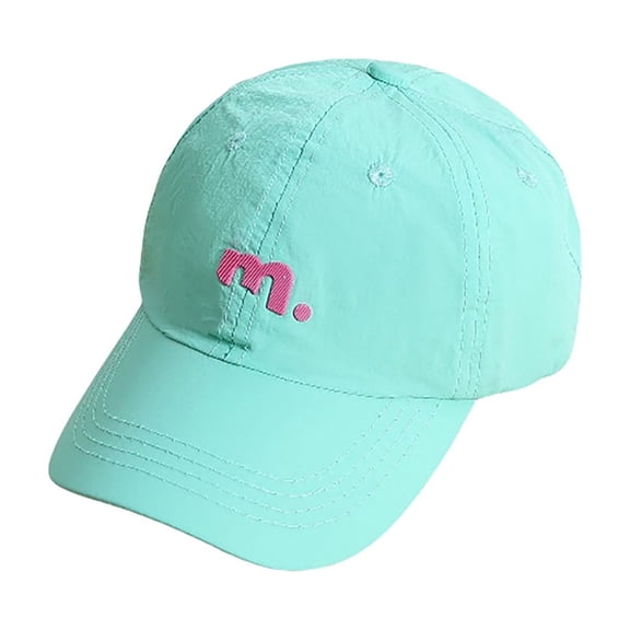 Toddler Hat,Kids Baseball Cap for Girls Adjustable Sun Hat Summer Breathable Ponytail Visor Lightweight Outdoor Sports,Kids Hats,Mint Green,One Size