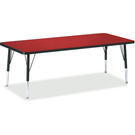 Toddler Height Color Top Rectangle Table