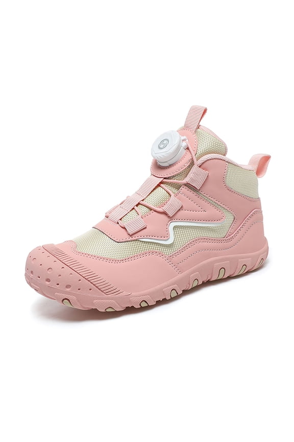 Toddler Hiking Boots Girl, Kids Waterproof Hiking Boot Unisex-Child Outdoor Ankle Hiking Boots Boys Girls Athletic Outdoor Adventure Trekking Shoes Winter Warm Hiking Boots