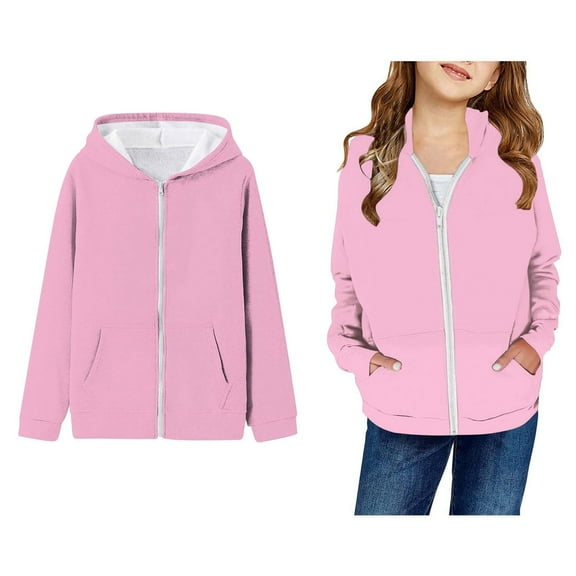 Toddler Hoddies Kids Full Zip Hoodies Long Sleeve Soft Sweatshirts Top Fall Winter Clothes Boys 2-3 Years Clothes