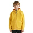 thumbnail image 1 of Toddler Hoddies Kids Yellow Zip up Hoodies Long Sleeve Casual Basic Pullover Sweatshirt Hoodie Winter Clothes Girls Hoodies Size 18-24 Months Girls Clothing, 1 of 7