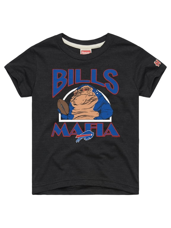 Toddler Homage Charcoal Buffalo Bills NFL x Star Wars Dark Side Tri-Blend T-Shirt
