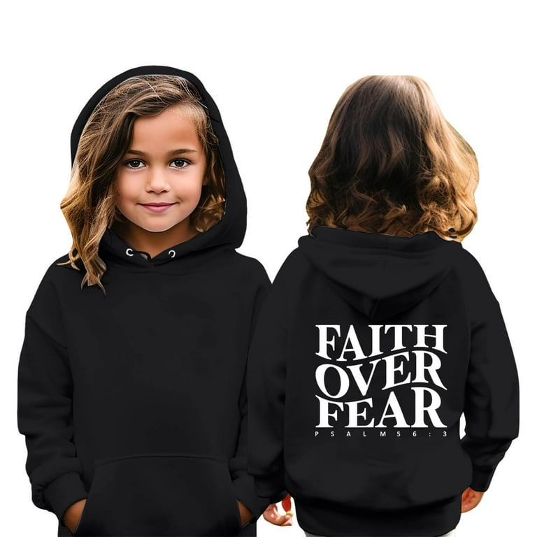 Toddler Hoodie Girl 3T Girls Casual Long Sleeve Hoodies Cute Oversized Pocket Sweatshirt Tops Baby Girl Jacket Black 110 Walmart