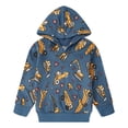 thumbnail image 1 of Toddler Hoodies Blue Truck Graphic Fleece Hooded Sweatshirts Boys Fall Winter Sweater Long Sleeve Tops Outfits 5T (136), 1 of 5