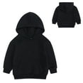 thumbnail image 1 of Toddler Hoodies Boys 2T Solid Long Sleeve Hooded with Pockets Pullover Tops Outerwear Shirts For Girl Kids,4-5 Years, 1 of 6