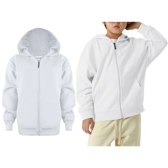 Toddler Hoodies Boys Full Zip Hoodies Long Sleeve Soft Sweatshirts Top Winter Clothes 12-18 Months Boy Clothes