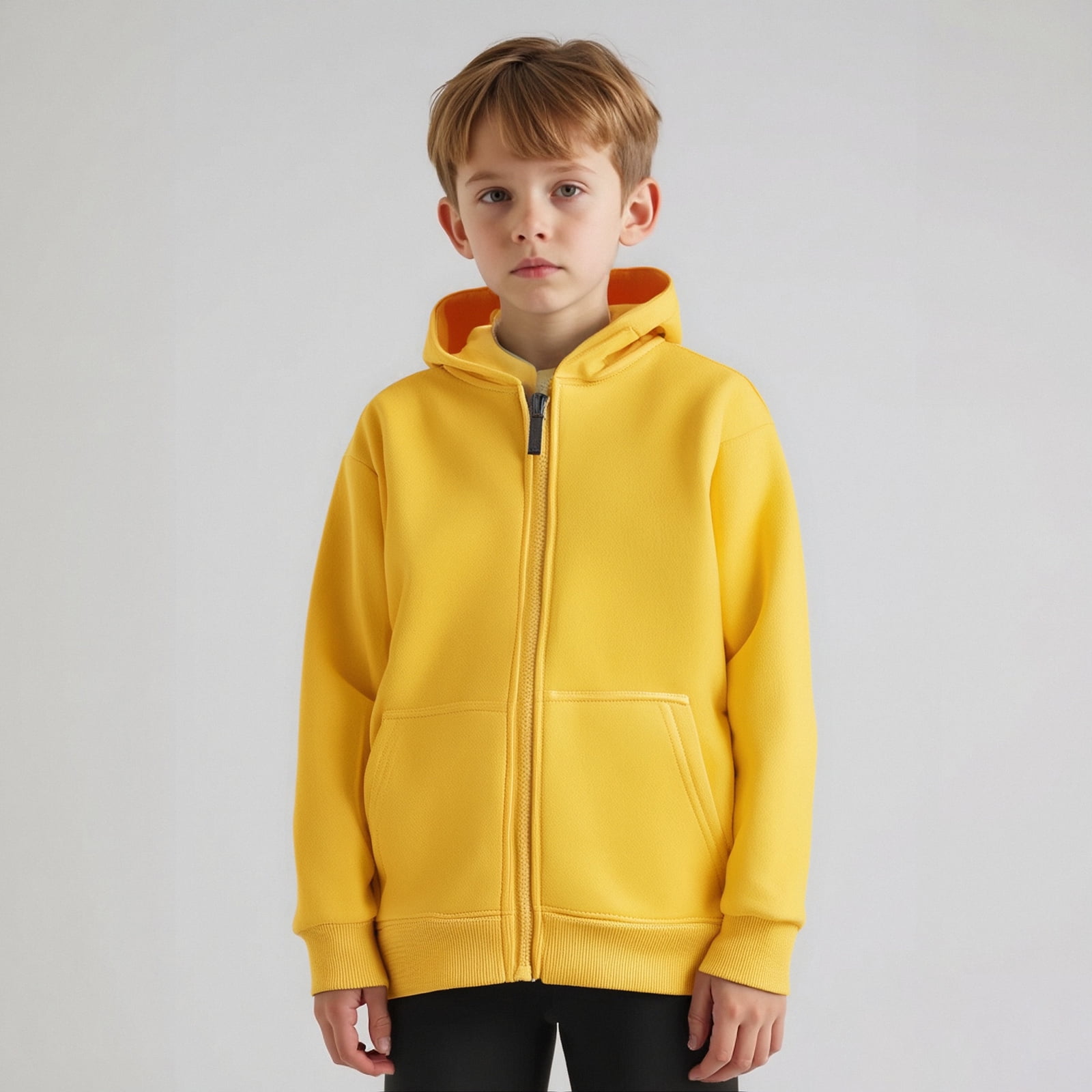 Toddler Hoodies Boys Girls Casual Long Sleeve Zip up Sweatshirts