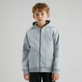 thumbnail image 1 of Toddler Hoodies Boys Girls Lightweight Long Sleeve Hoodies with Zipper Grey Hooded Pocket Winter Clothes Girls Clothes Size 3T, 1 of 7