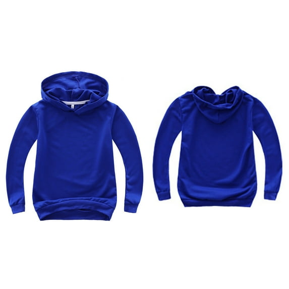 Toddler Hoodies Boys Kids Blue Hoodie Casual Long Sleeve Hoodies Warm Fall Winter Clothes Girls 2-3 Years Clothes