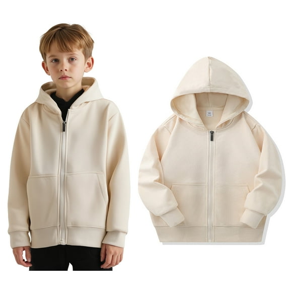 Toddler Hoodies Full Zip Hoodies Long Sleeve Soft Sweatshirts Top Winter Clothes Toddler Girl Clothes 18-24 Months