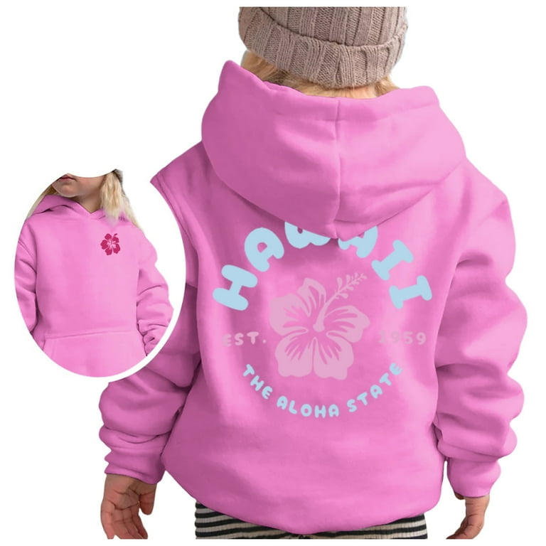 Toddler Hoodies Girls 5T Girl s Hoodie Long Sleeve Soft Sweatshirt Graphic Hoody Kids Cute Pullovers Top Clothes For Girls Toddlers Pullover Hoodie Sweatshirt Pink 9 10 Years Walmart