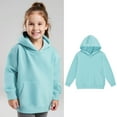 thumbnail image 1 of Toddler Hoodies for Boys Girls Long Sleeve Casual Basic Pullover Sweatshirt Hoodie Blue Hooded Winter Clothes Size 3T Boys Clothes, 1 of 5