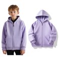 thumbnail image 1 of Toddler Hoodies for Girls Zip up Hoodie Lightweight Long Sleeve Hoodies Fall Winter Clothes Kids Clothes Girls Size 2-3 Years, 1 of 7