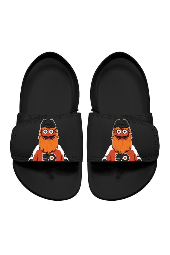 Toddler-ISlide Black Philadelphia Flyers Mascot Slide Sandals