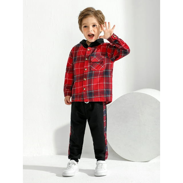 Toddler Infant Baby Boy Clothes Outfit Long Sleeve Hoodie Sweatshirt