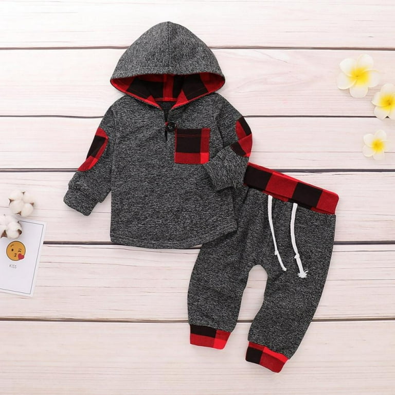 Buy Newborn Baby Boy Clothes Infant Long Sleeve Hoodie Tops