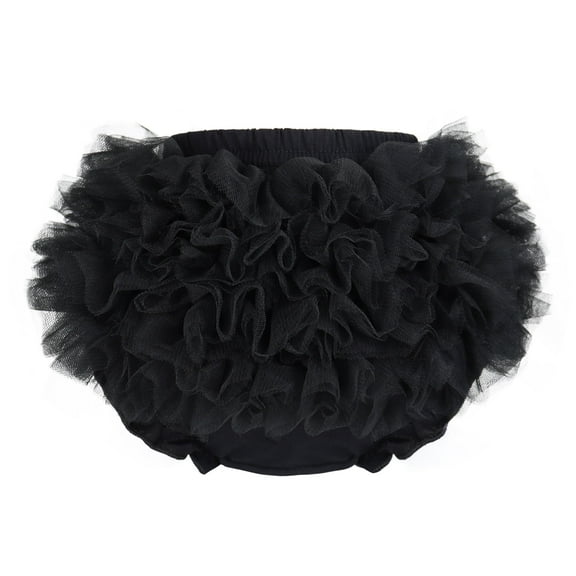 Toddler Infant Baby Girls Mesh Lace Ruffled Diaper Covers Bloomer Elastic Cotton Underwear Baby Girl Panties Shorts