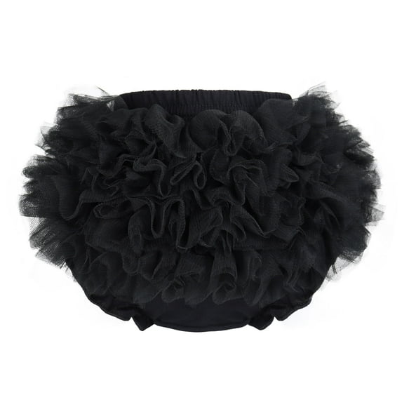 Toddler Infant Baby Girls Mesh Lace Ruffled Diaper Covers Bloomer Elastic Cotton Underwear Baby Girl Panties Shorts