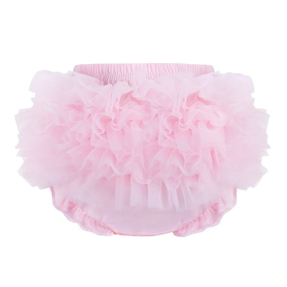 Toddler Infant Baby Girls Mesh Lace Ruffled Diaper Covers Bloomer Elastic Cotton Underwear Baby Girl Panties Shorts