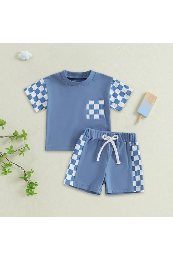 Toddler Boy Clothes Kids Summer Outfits Shirt Short Sets Baby Boy Outfits 12-18 Months