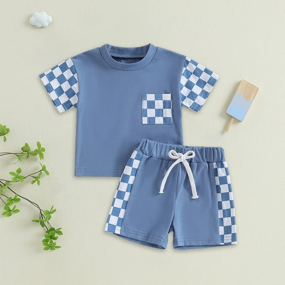 Toddler Boy Clothes Kids Summer Outfits Shirt Short Sets Toddler Boy Clothes
