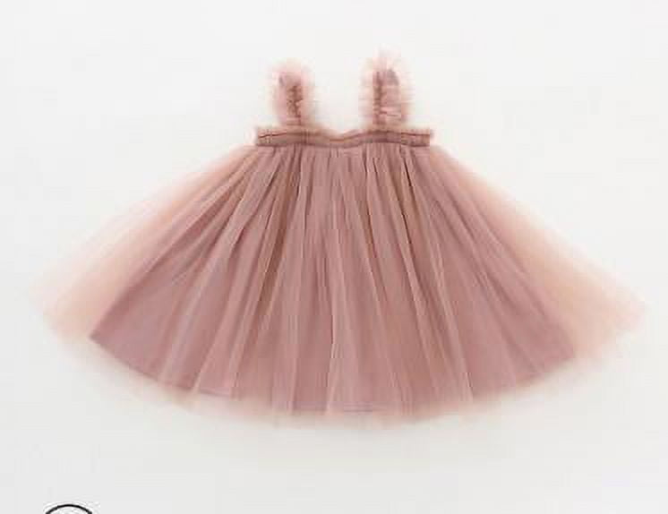 Toddler Infant Summer Tulle Slip Princess Dress, Baby Girl Casual