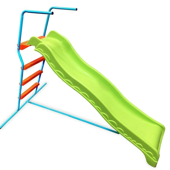 Toddler Island 6-Foot Wavy Kids Slide, Indoor or Outdoor, Ages 3 to 6